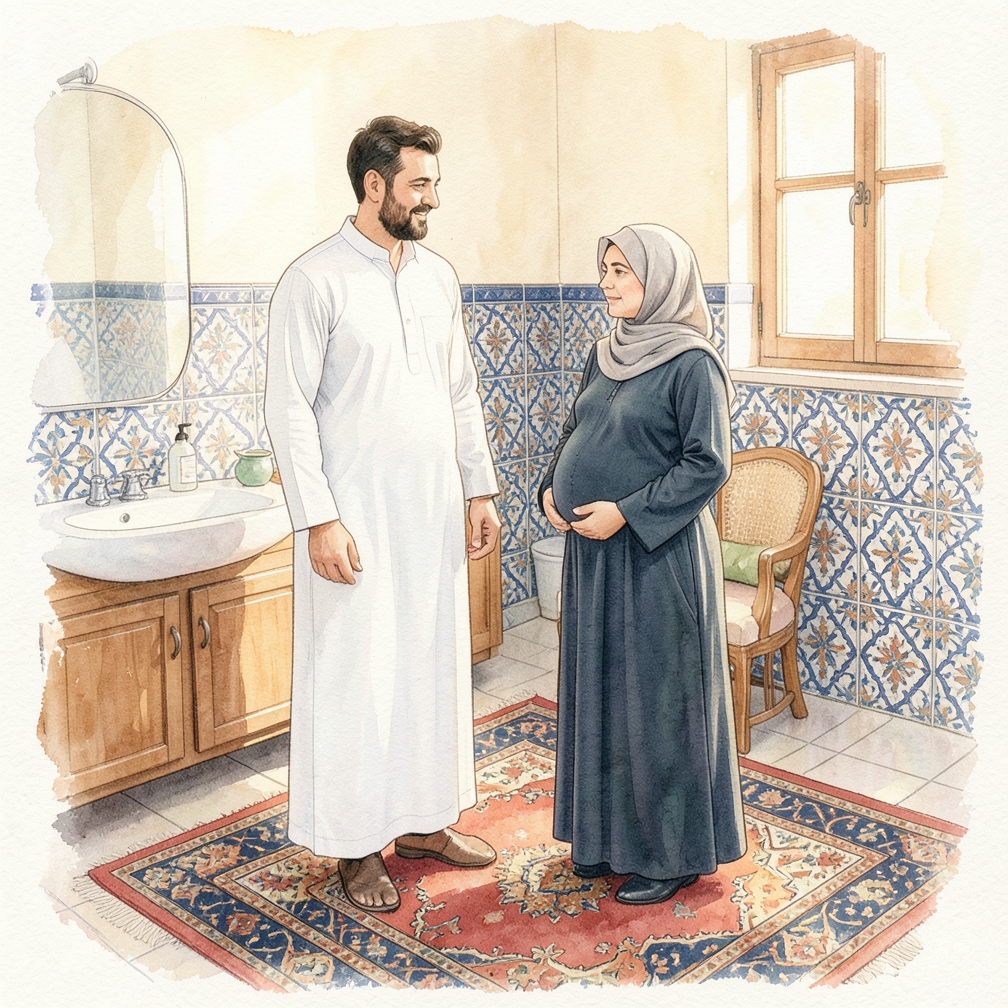 التحقق من تضخم البطن