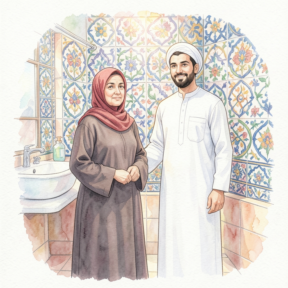 الرجال الأحمر قد يدل على نمو روحي