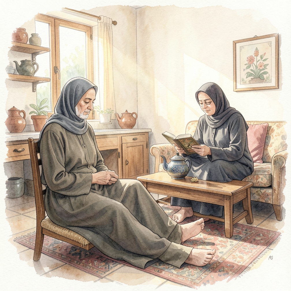 ابحث عن وضع مريح