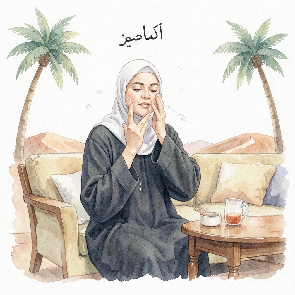 غسل الوجه