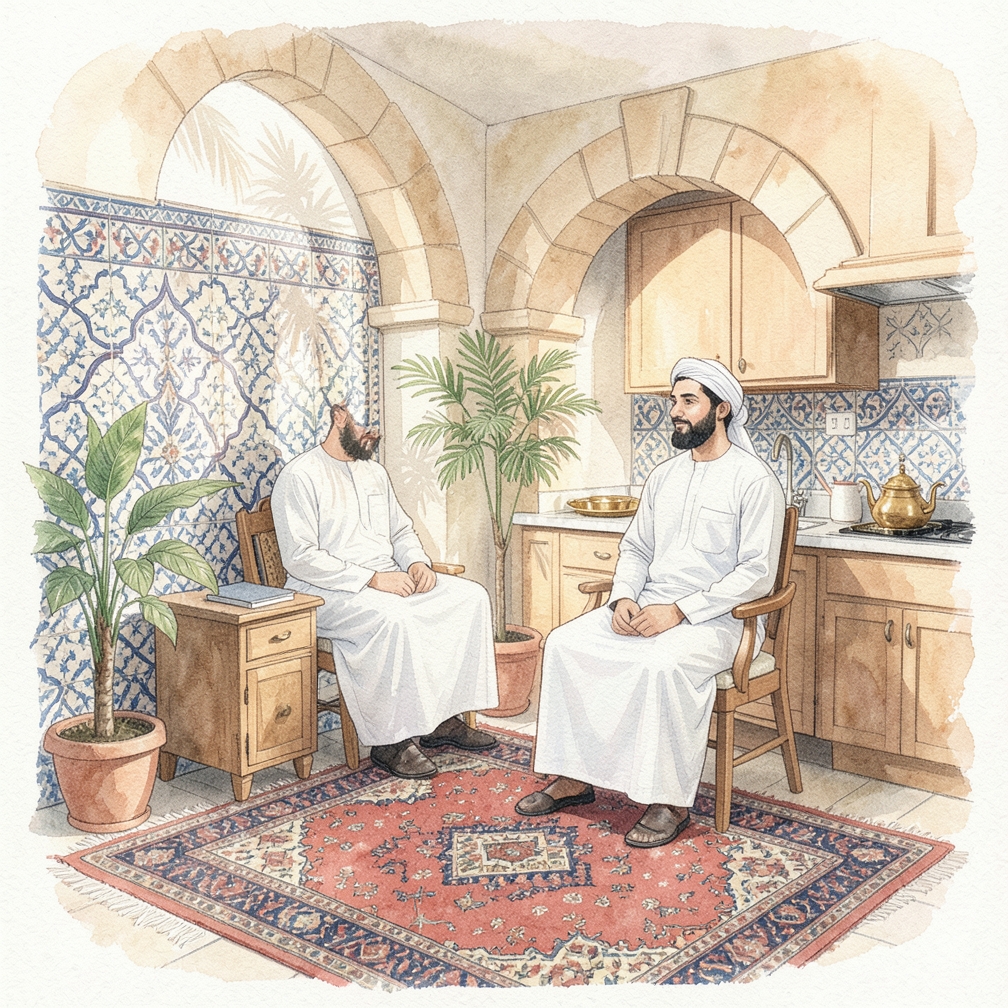 وضع النبات في مكان مضاء