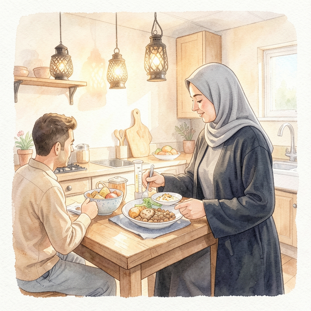 اختر جدولًا لوجيًا للطعام