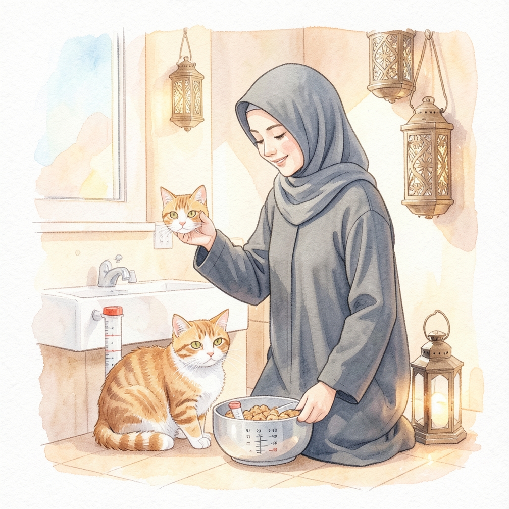 اعتبر سلالة القط وحجمه