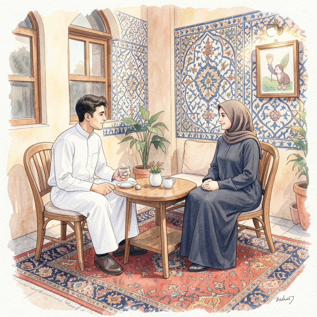 شاركِ مشاعرك مع شريكك أو أسرتك.