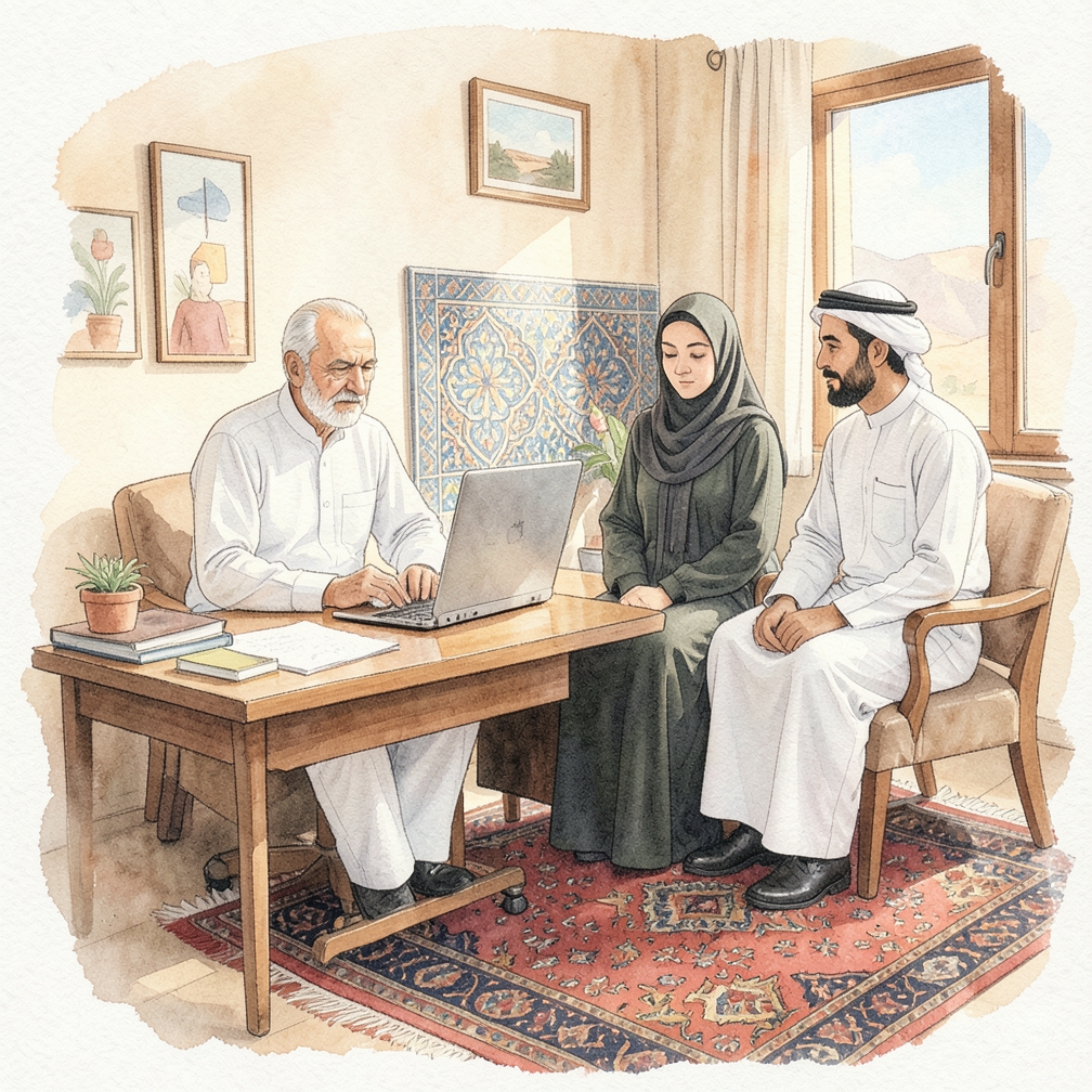 ضع المتر على قضيب الأرض