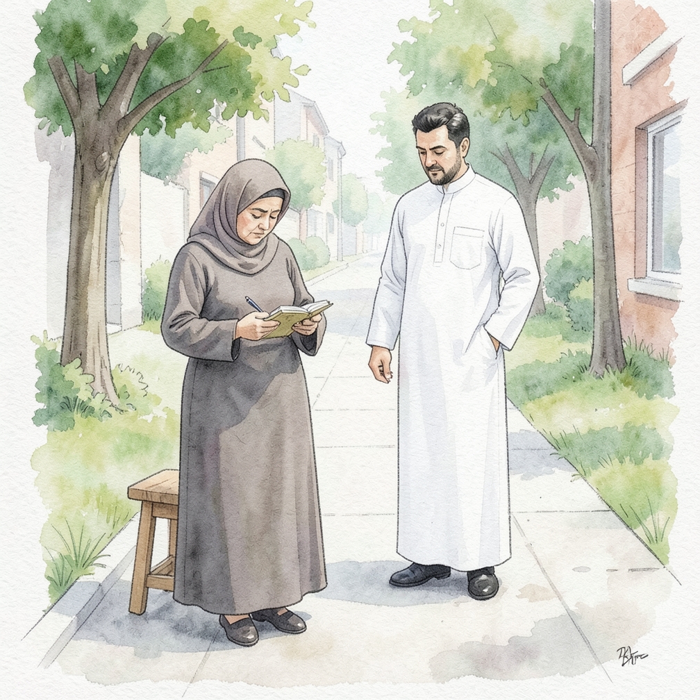 الانحناء للخارج