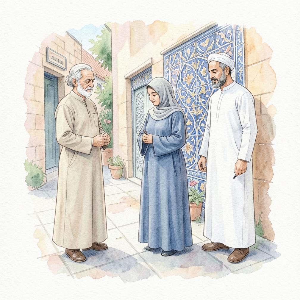 اليد الأخرى في وضعية V