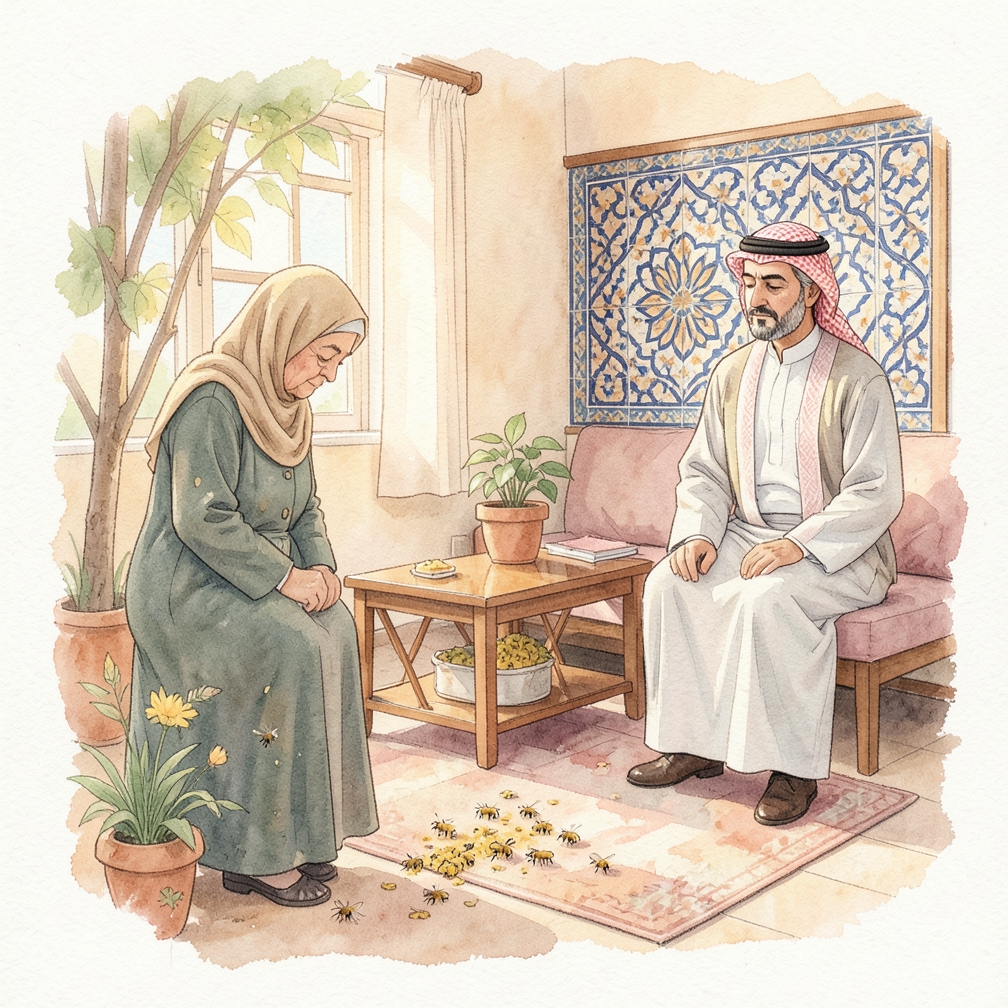 وضع فخوص صفراء