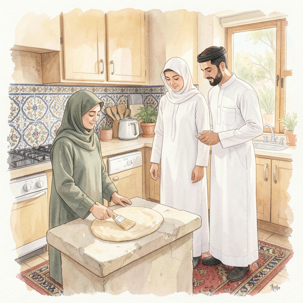 تطبيق العجينة على الخرسانة
