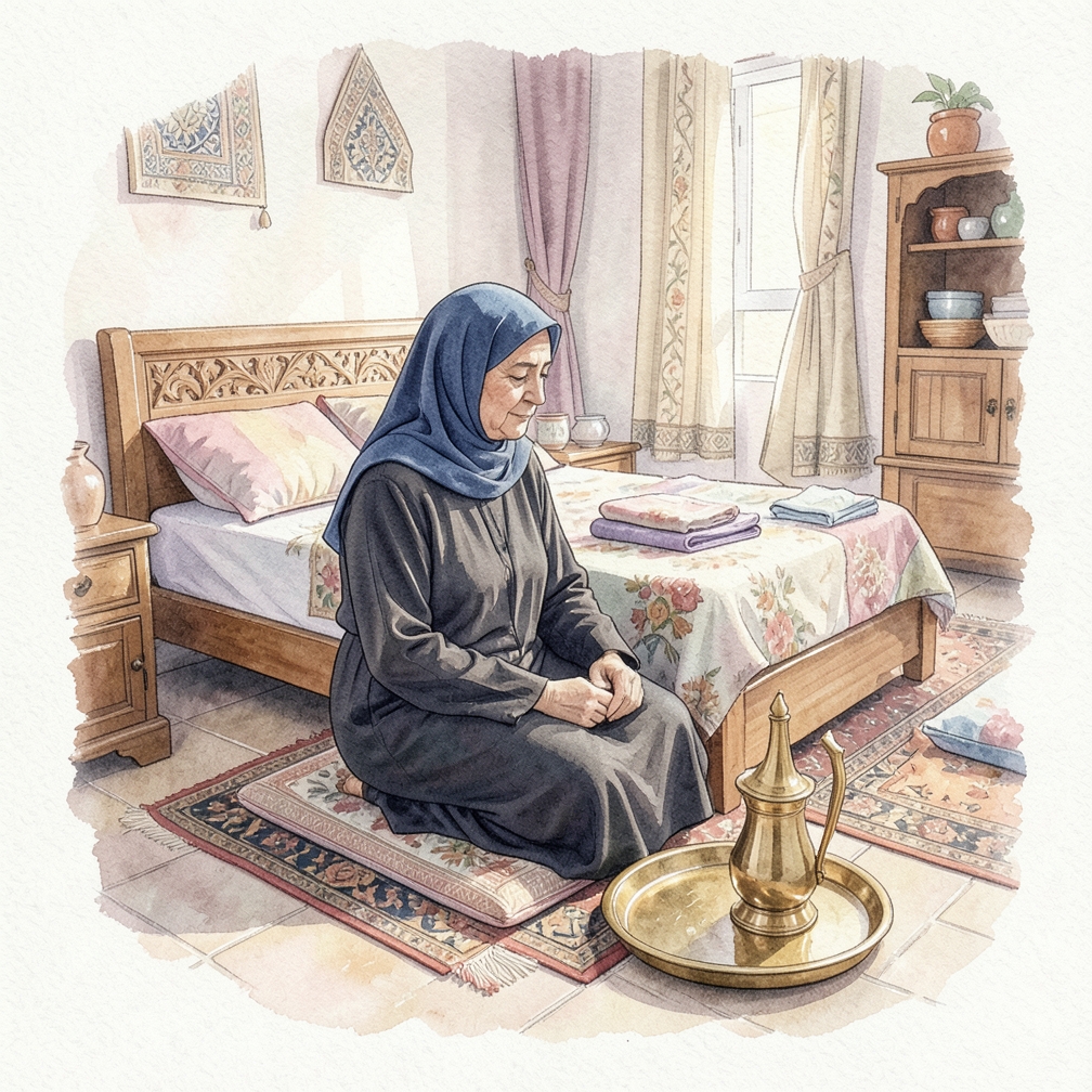 رتّب الأغطية والوسائد بشكل منظم