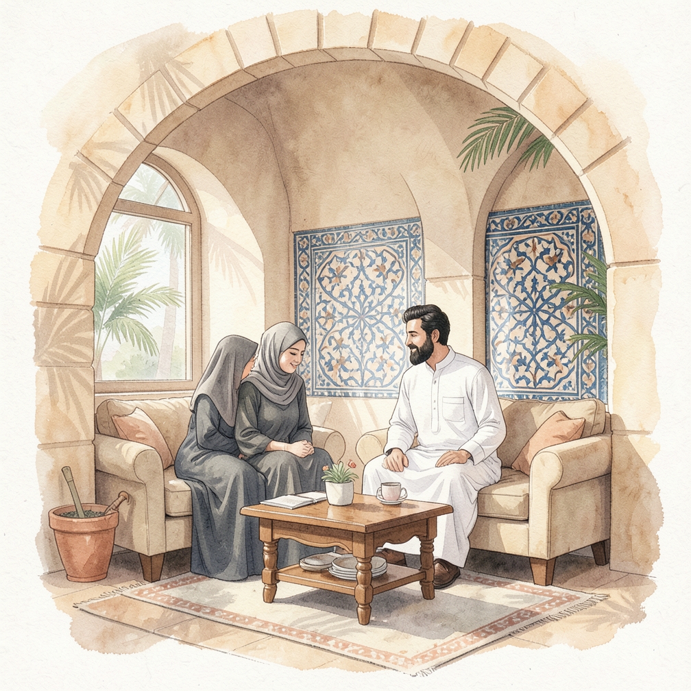 وضع وسط الأجار في الأطباق