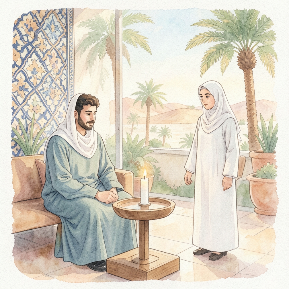 تزيين خارجية الوعاء أو حامل الشموع
