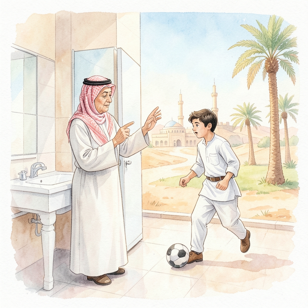 استمع لصوت الحكم وانظر إلى إشارة اليد لتحديد نوع الركلة.