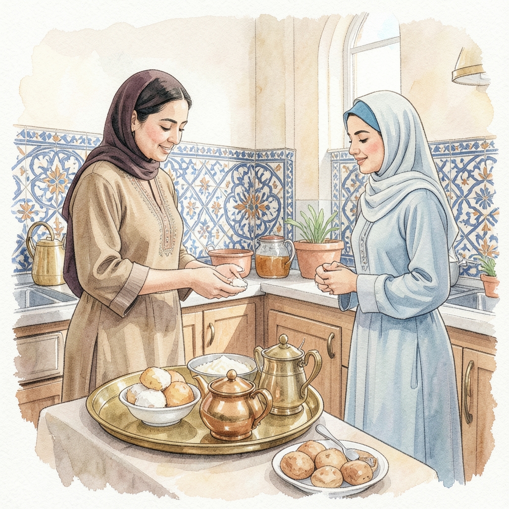 تقديم الوجبة وتقديمها بأسلوب لائق