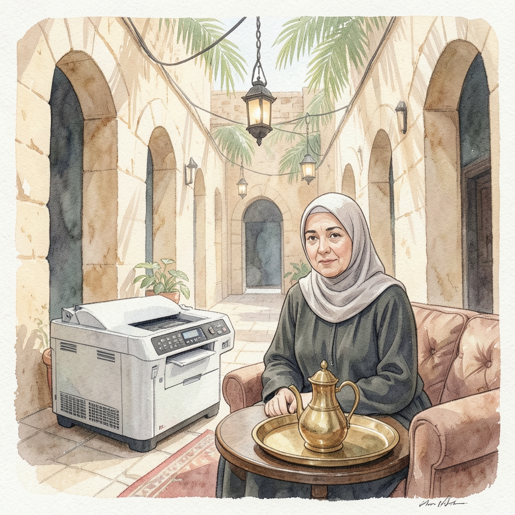ابدأ بتشغيل الطابعة