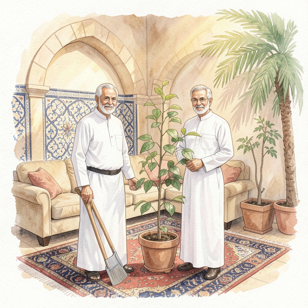 تنظيف أدوات التقليم