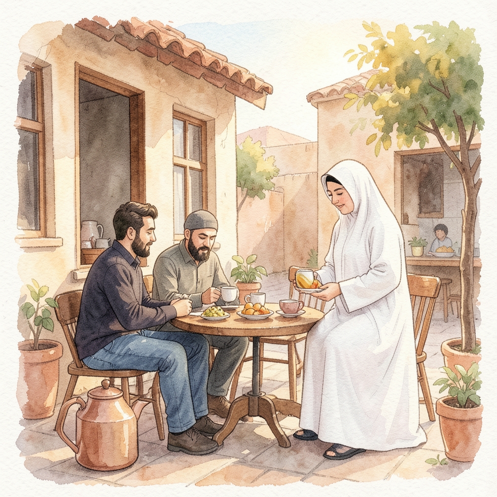طهي الفاكهة غير الناضجة