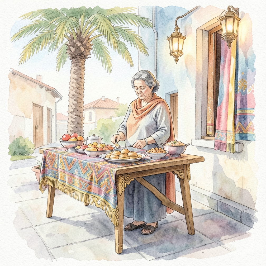 تولّد لون طاولتك، وغطاء الطاولة، والمناشف، وفرش المائدة.