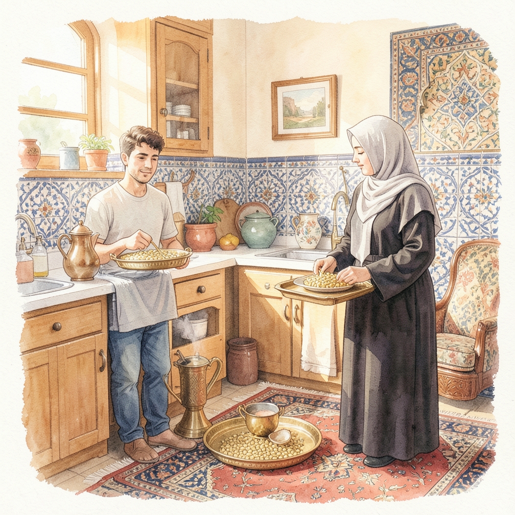 إعداد العدسات