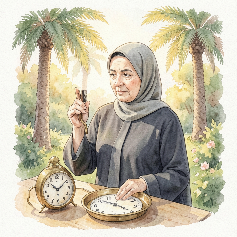 الخطوة 2: تقسيم الشعر وتحديد البداية