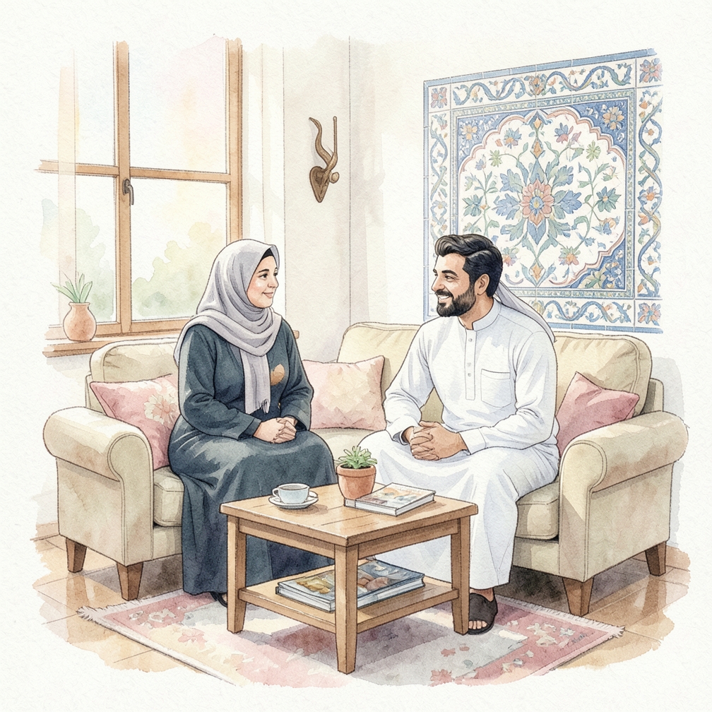 كن مهتمًا بمستقبلها