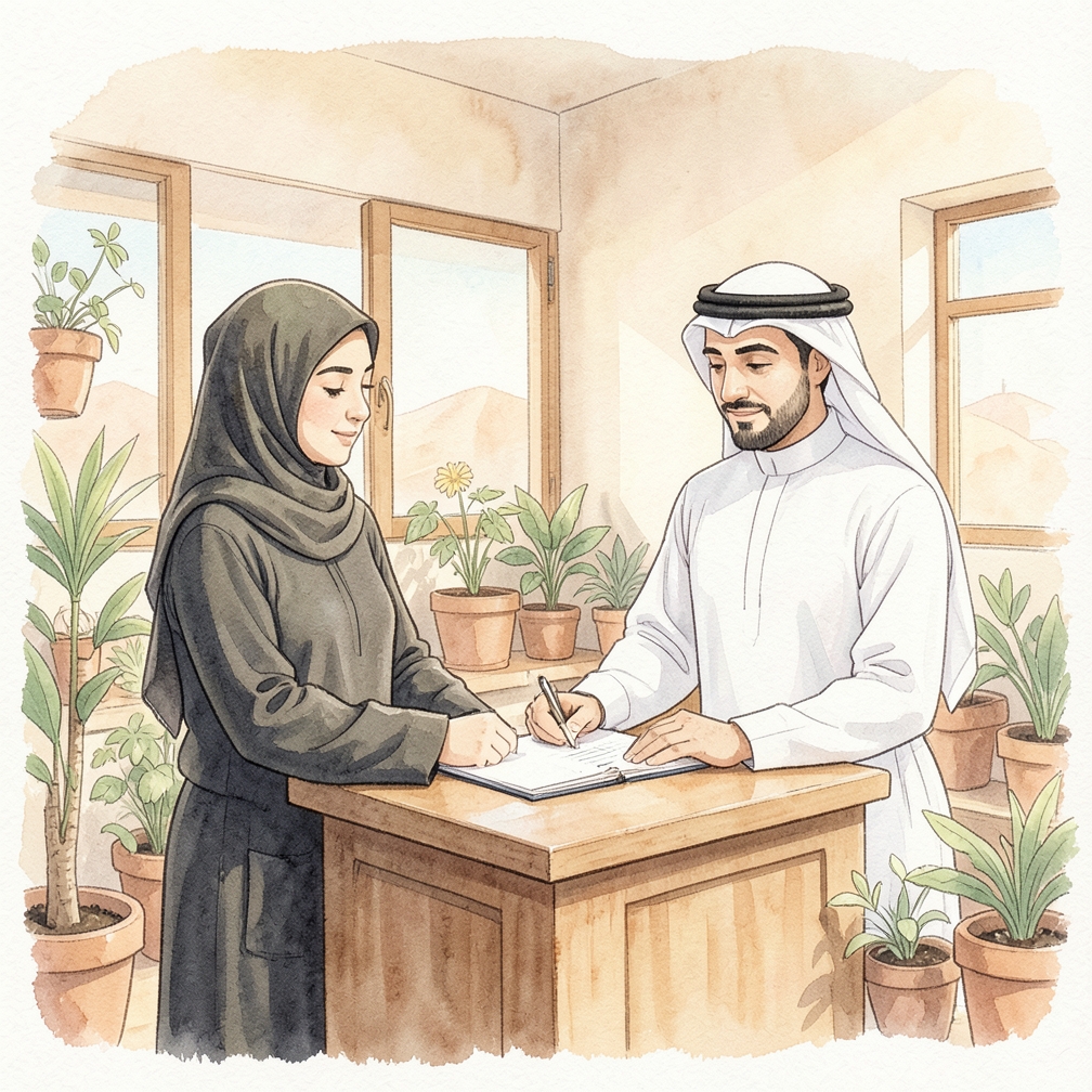إثبات توقيعك على العهود