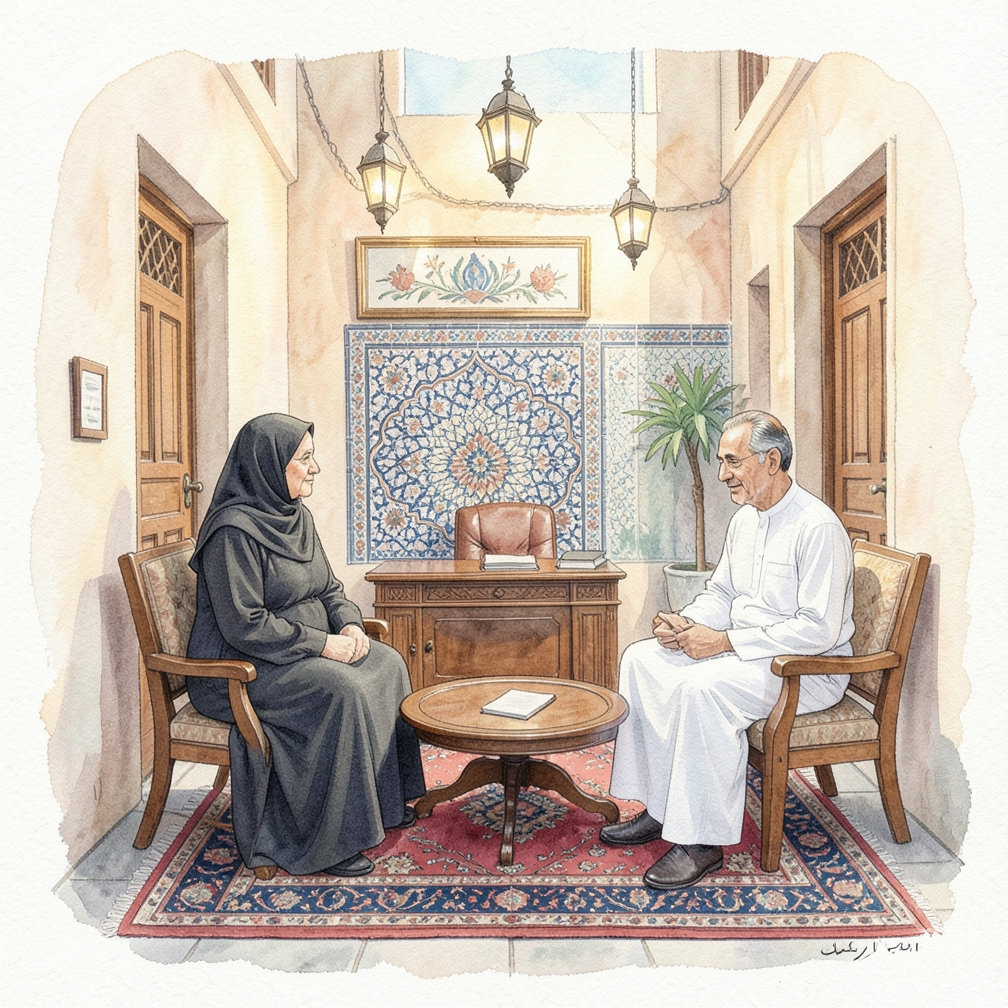 استلام أمر المحكمة