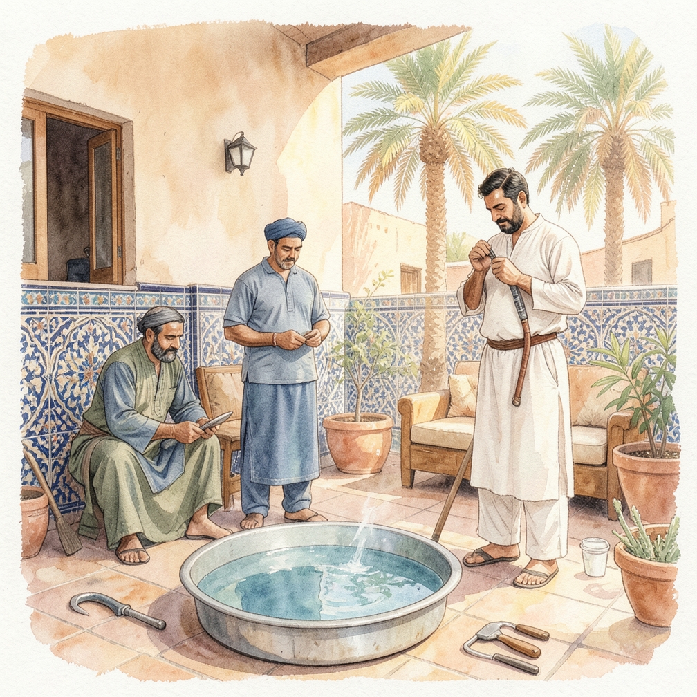 صنع نظام رطوبة بسيط