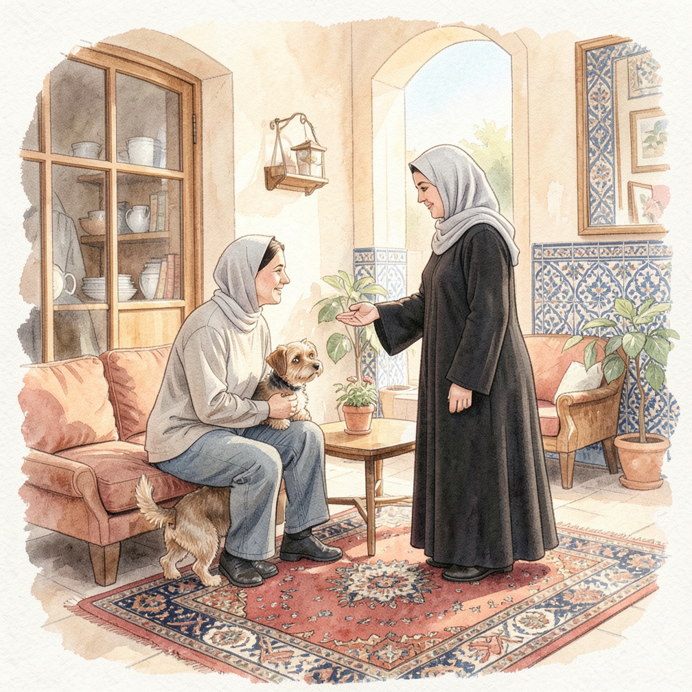 عينان الكلب