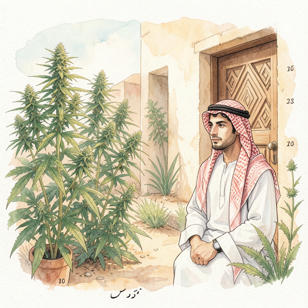 ابحث عن لون أحمر أو بنفسجي فاتح لتحديد أزهار القنب