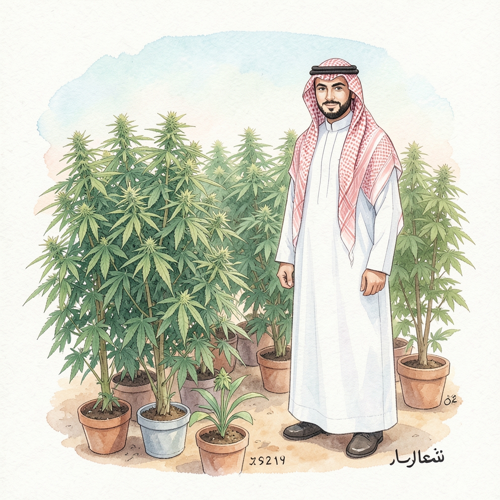 اعتقد أن النبات هو نبات قنب إذا كان يبلغ ارتفاعه 20 قدمًا
