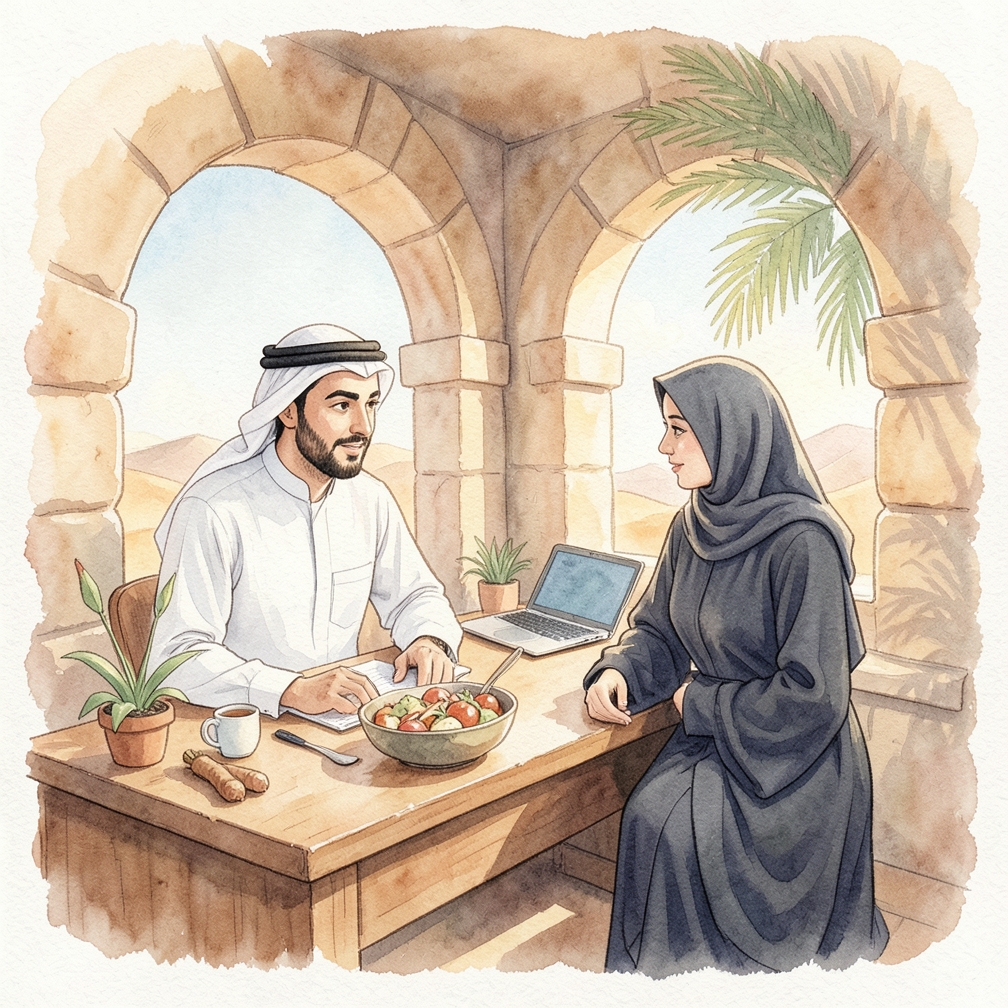 استعد الطعام