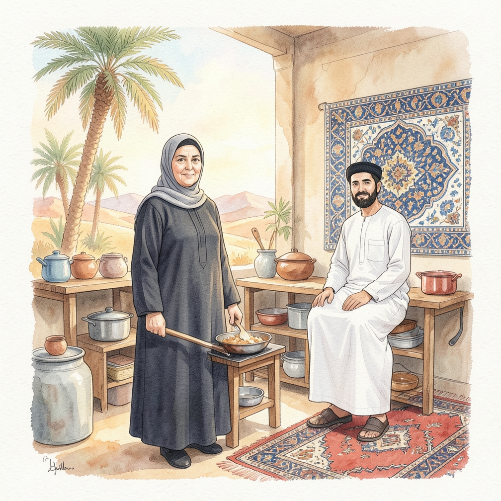 إعداد المعدة وتسخينها