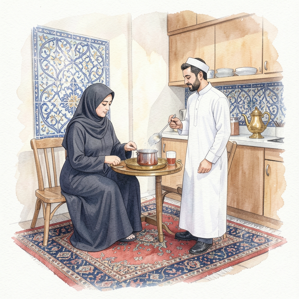 التأكد من الانتهاء من الطهي