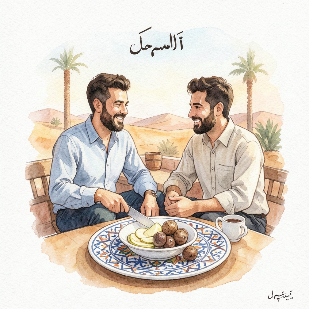 تقطّع ثمرة النوني إلى شرائح رقيقة لتسهيل تناولها